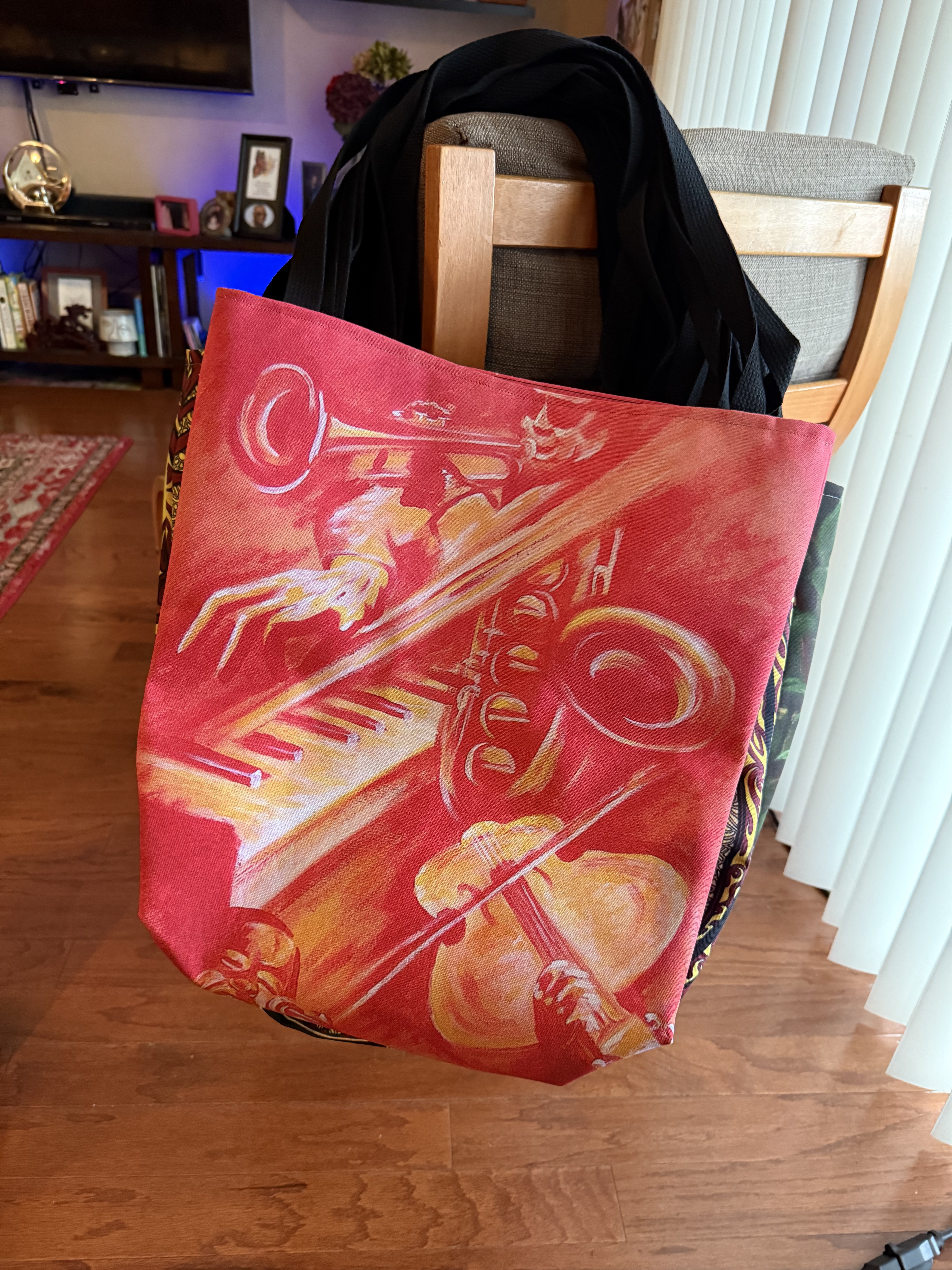 Hot Jazz - 18x18 Tote bag