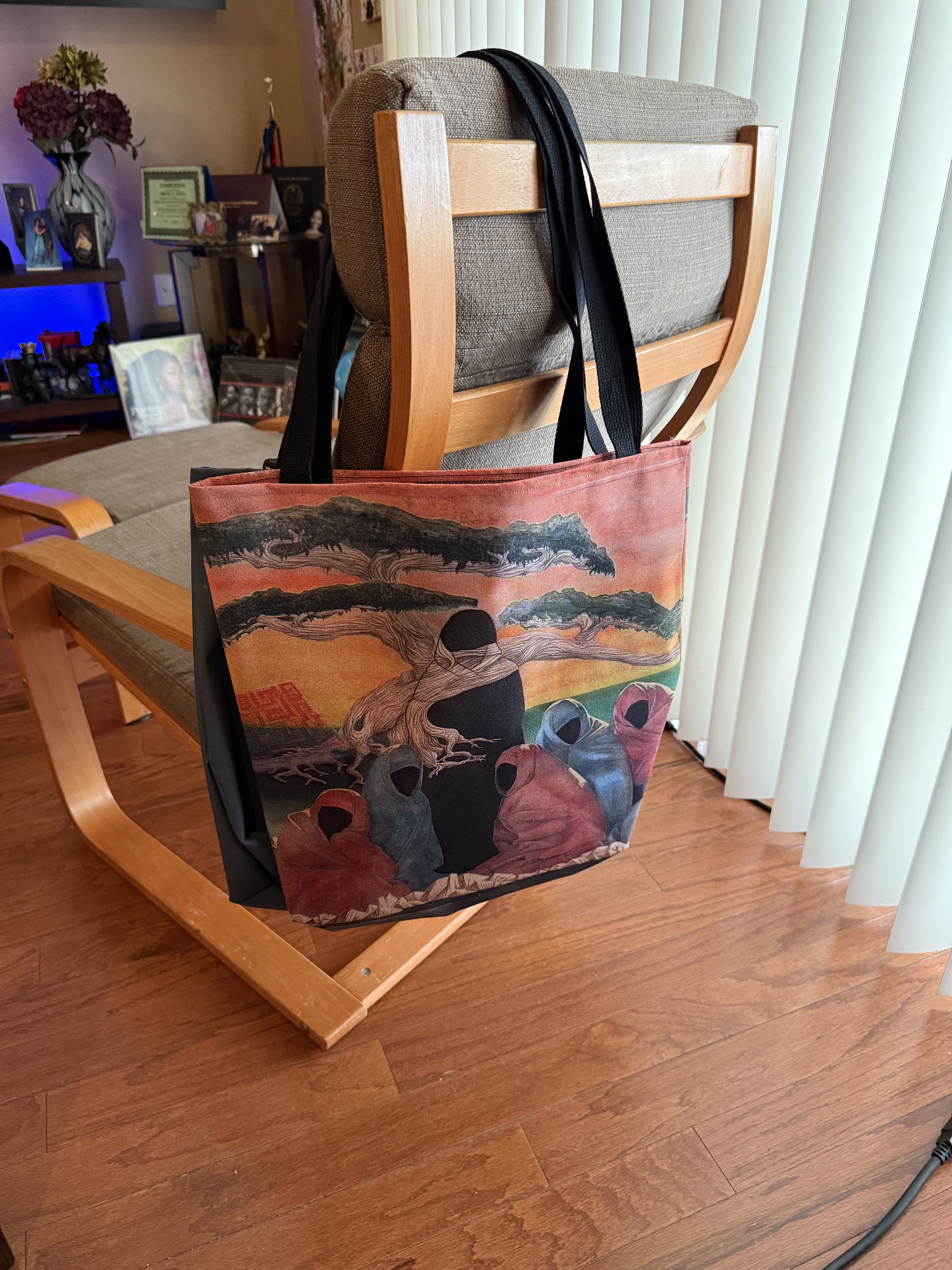 Social Perception - 18x18 Tote bag