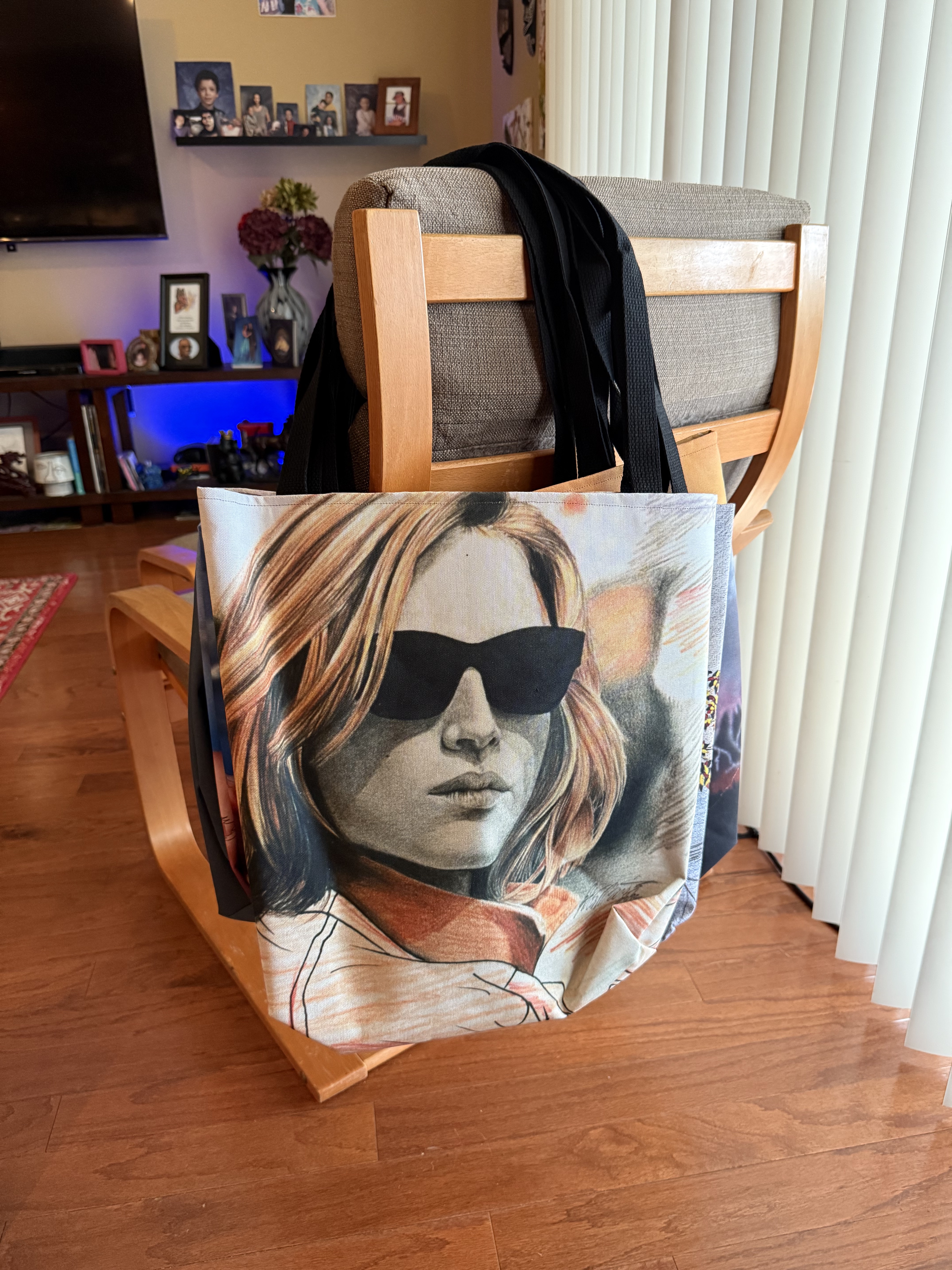 Fashion Illustration 92 - 18x18 Tote bag